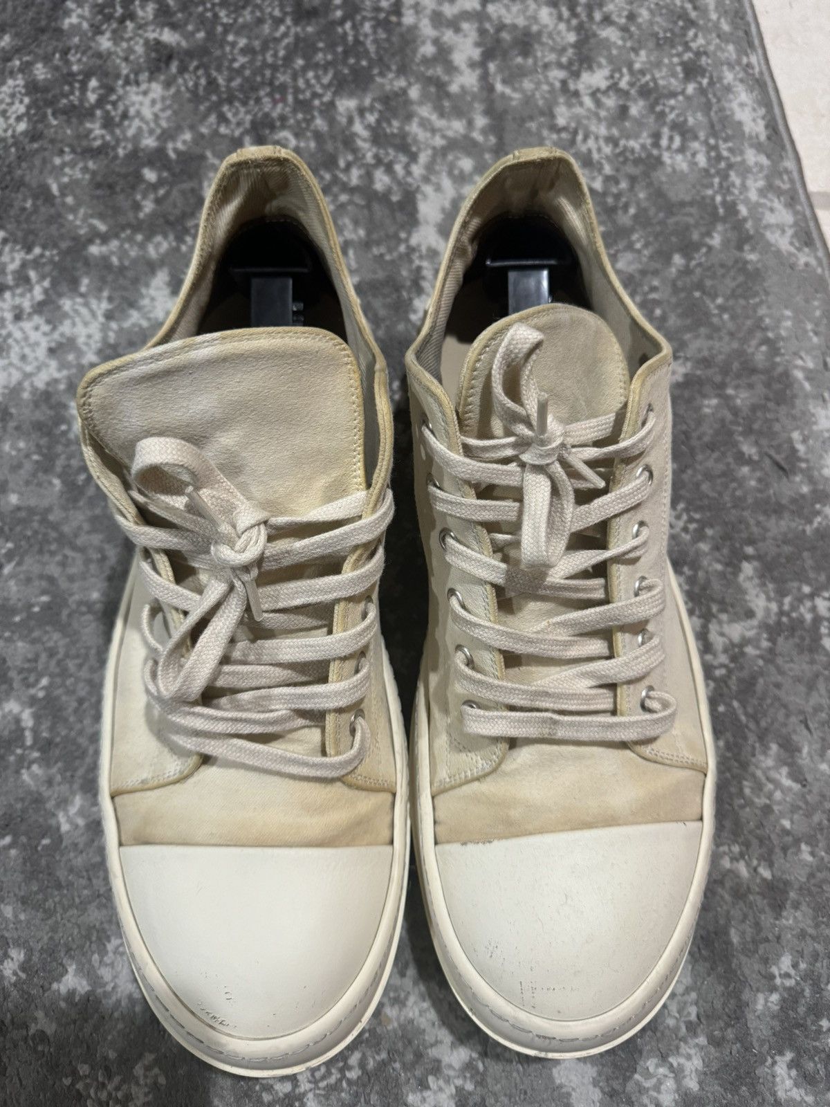 Rick Owens × Rick Owens Drkshdw Rick Owen DRKSHDW Low Top Ramone Size US 11 / EU 44 - 4 Thumbnail