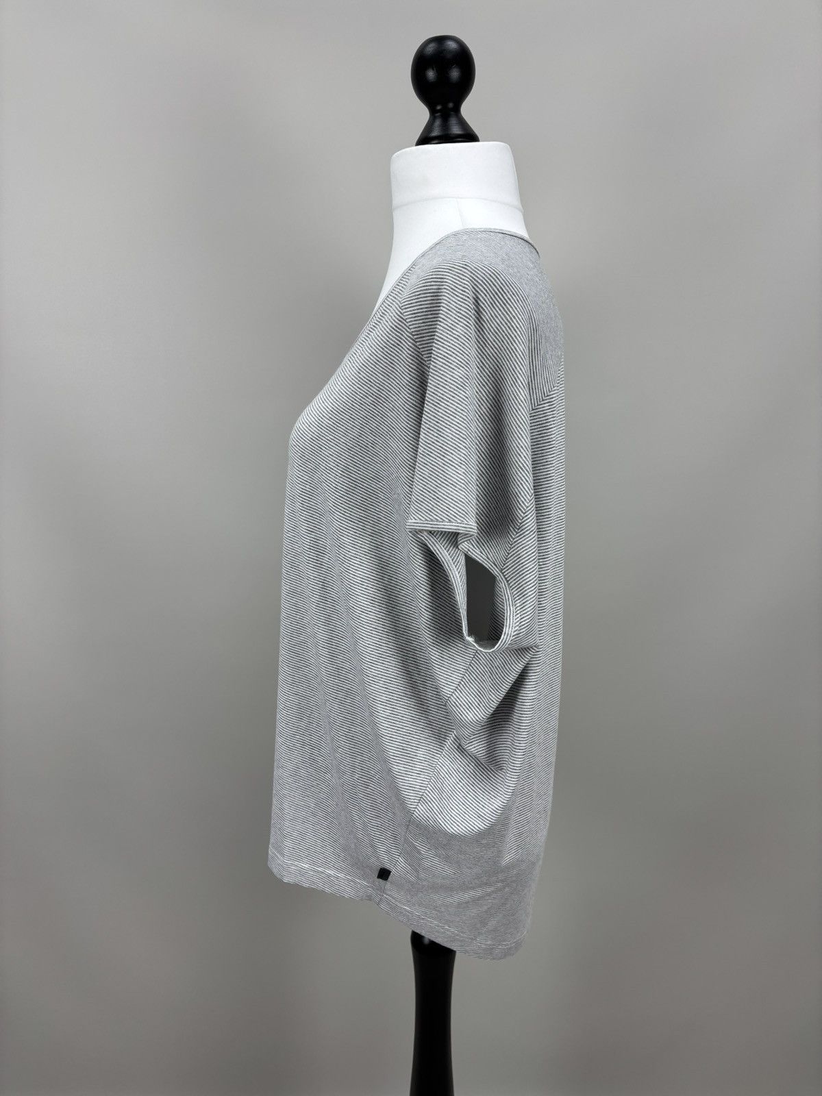 OSKA Womens t shirt OSKA Size 3 Color White/Gray Size L / US 10 / IT 46 - 7 Thumbnail