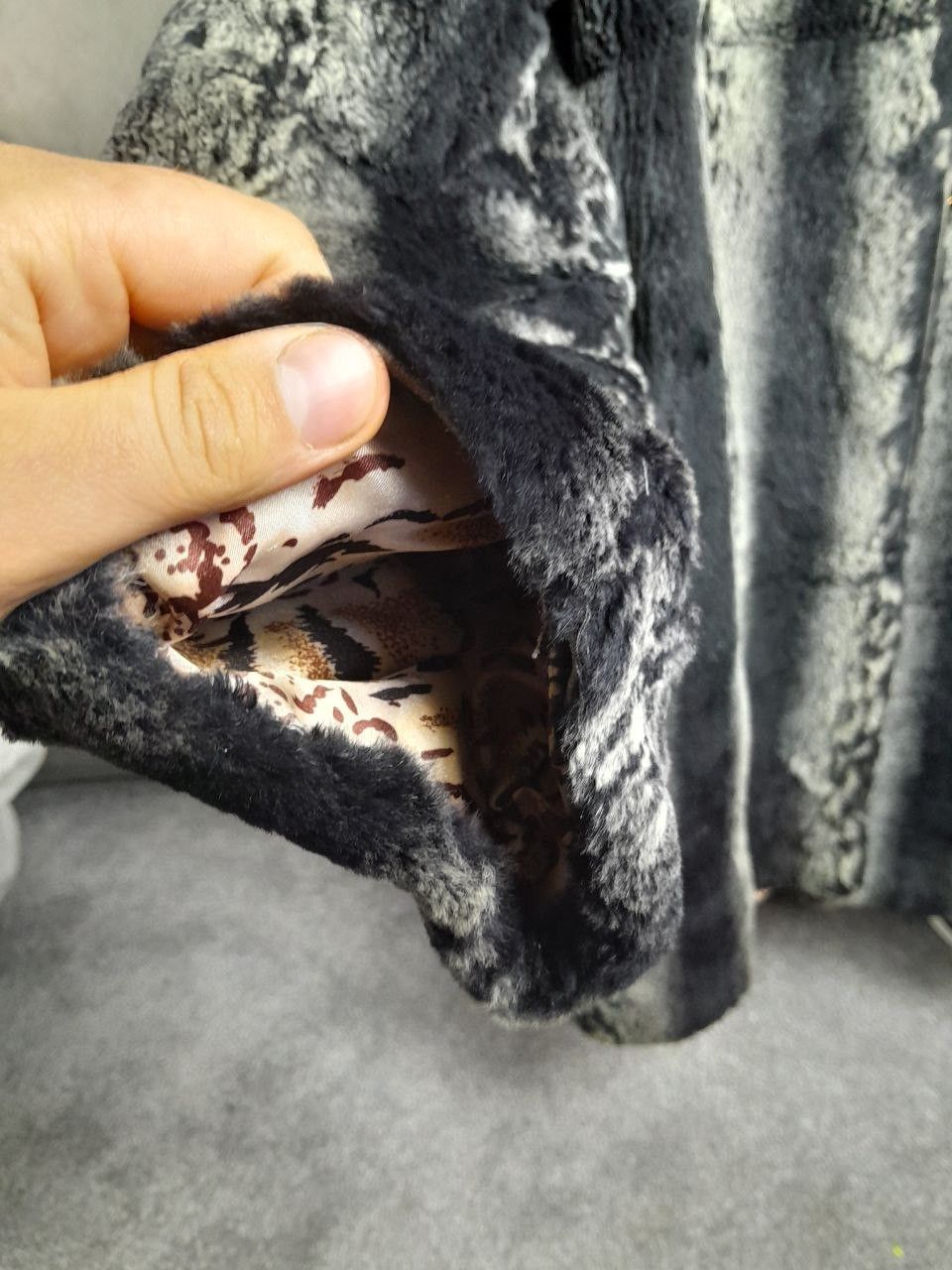 Other Ultra-Soft Rex Rabbit Fur Coat Size XL Size XL / US 12-14 / IT 48-50 - 6 Thumbnail