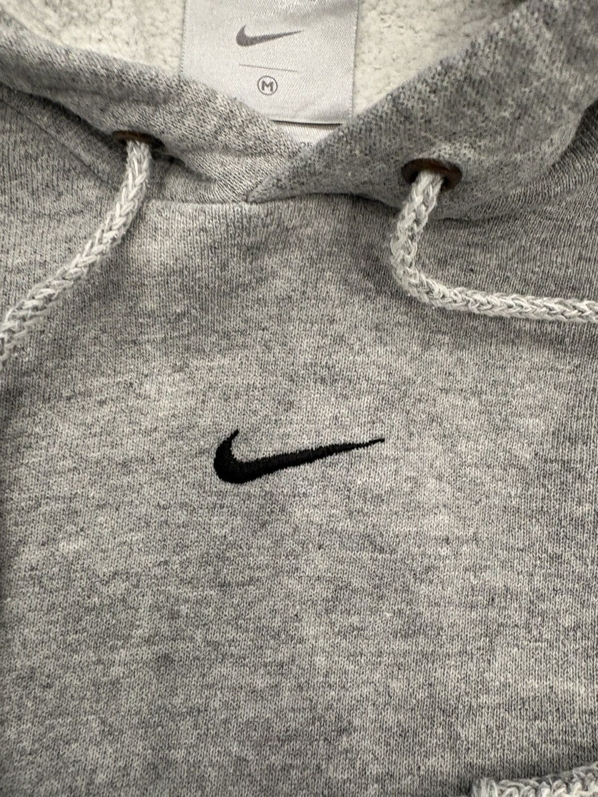 Nike Vintage VTG Nike Center Swoosh Grey Hoodie Medium Y2K Size US M / EU 48-50 / 2 - 3 Thumbnail