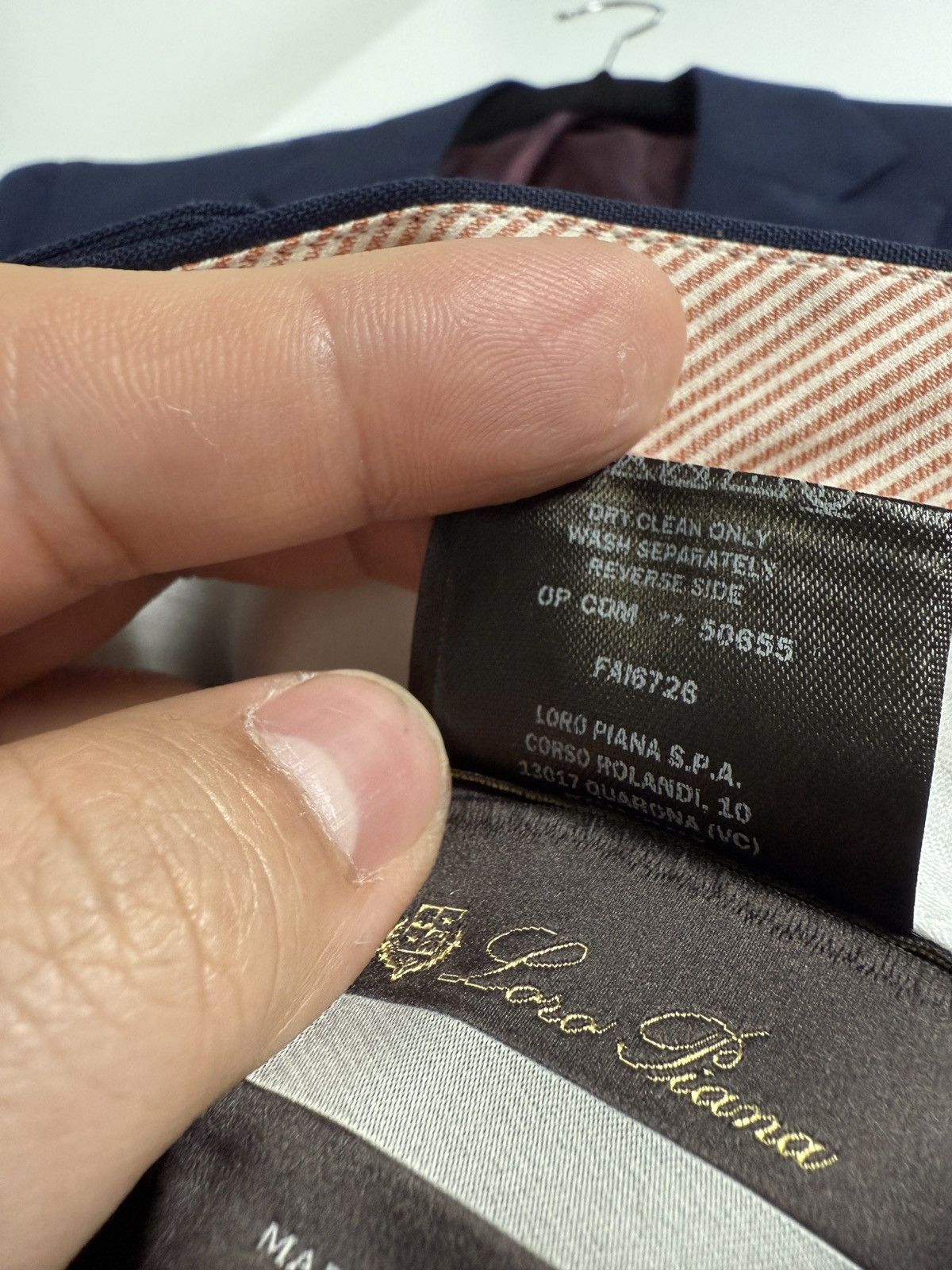 Loro Piana BNWT Loro Piana navy suit Size 46R - 8 Thumbnail