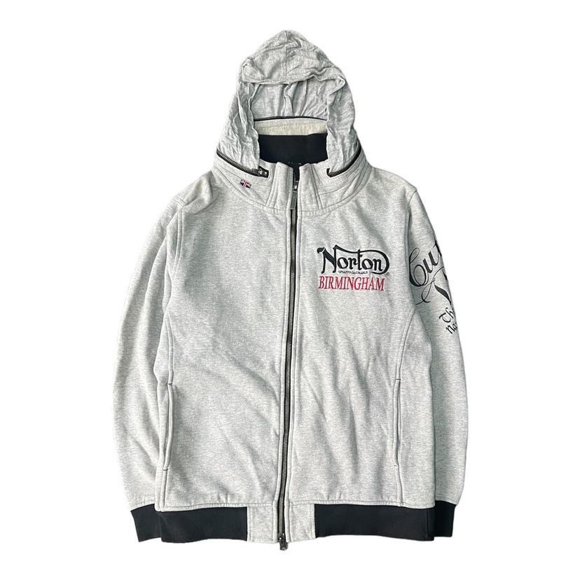 Norton Norton Zip Hoodie Vintage Size US L / EU 52-54 / 3 - 1 Thumbnail