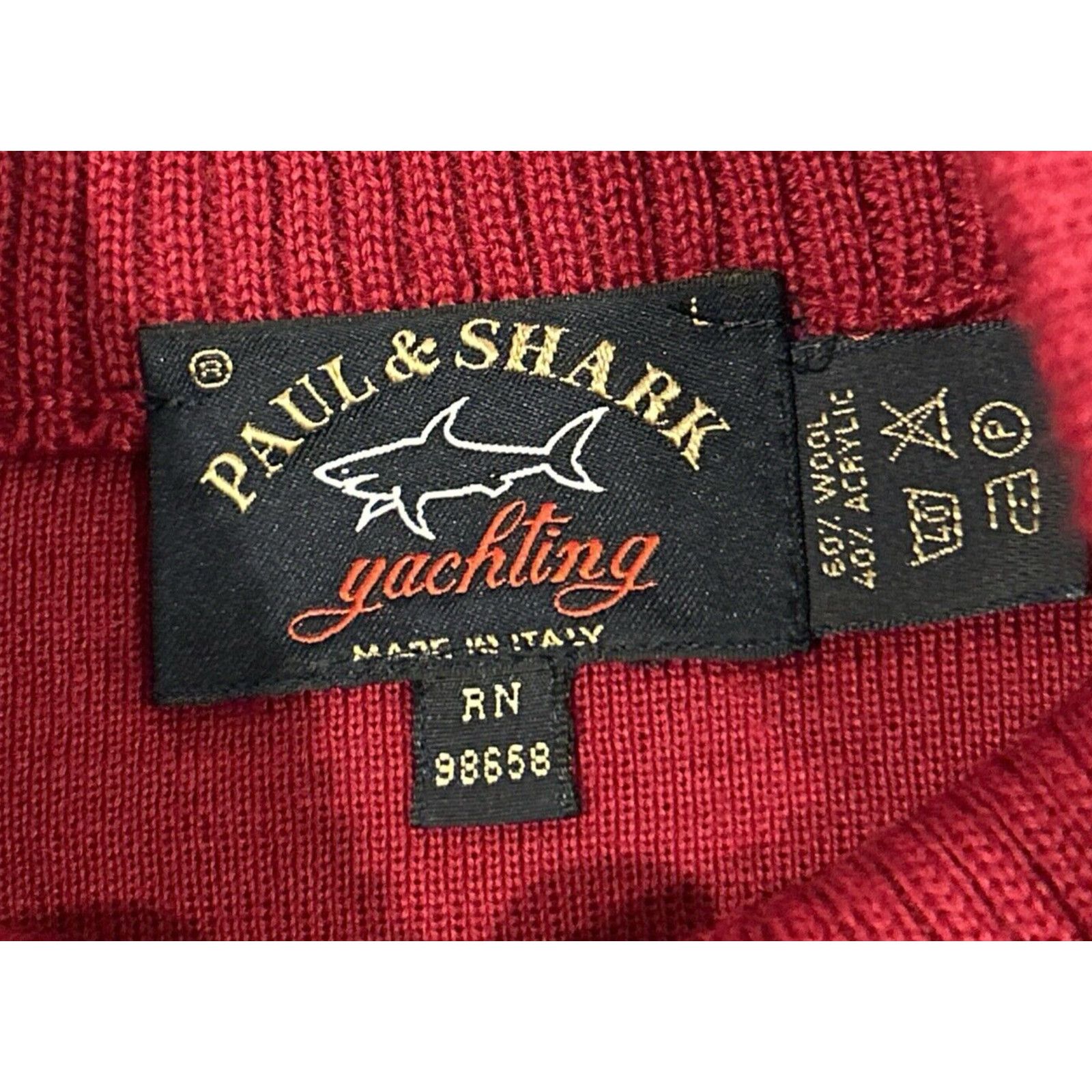 Paul & Shark Paul & Shark Yachting Wool Sweater Men Large Patches Rugby Size US L / EU 52-54 / 3 - 3 Thumbnail