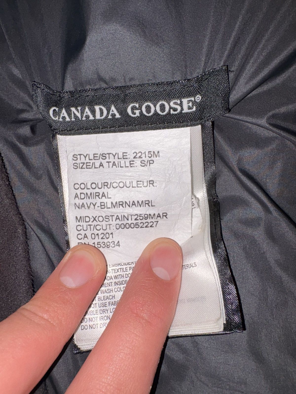 Canada Goose Canada Goose Admiral Navy Hooded Down Parka Men's Jacket L Size US L / EU 52-54 / 3 - 9 Thumbnail