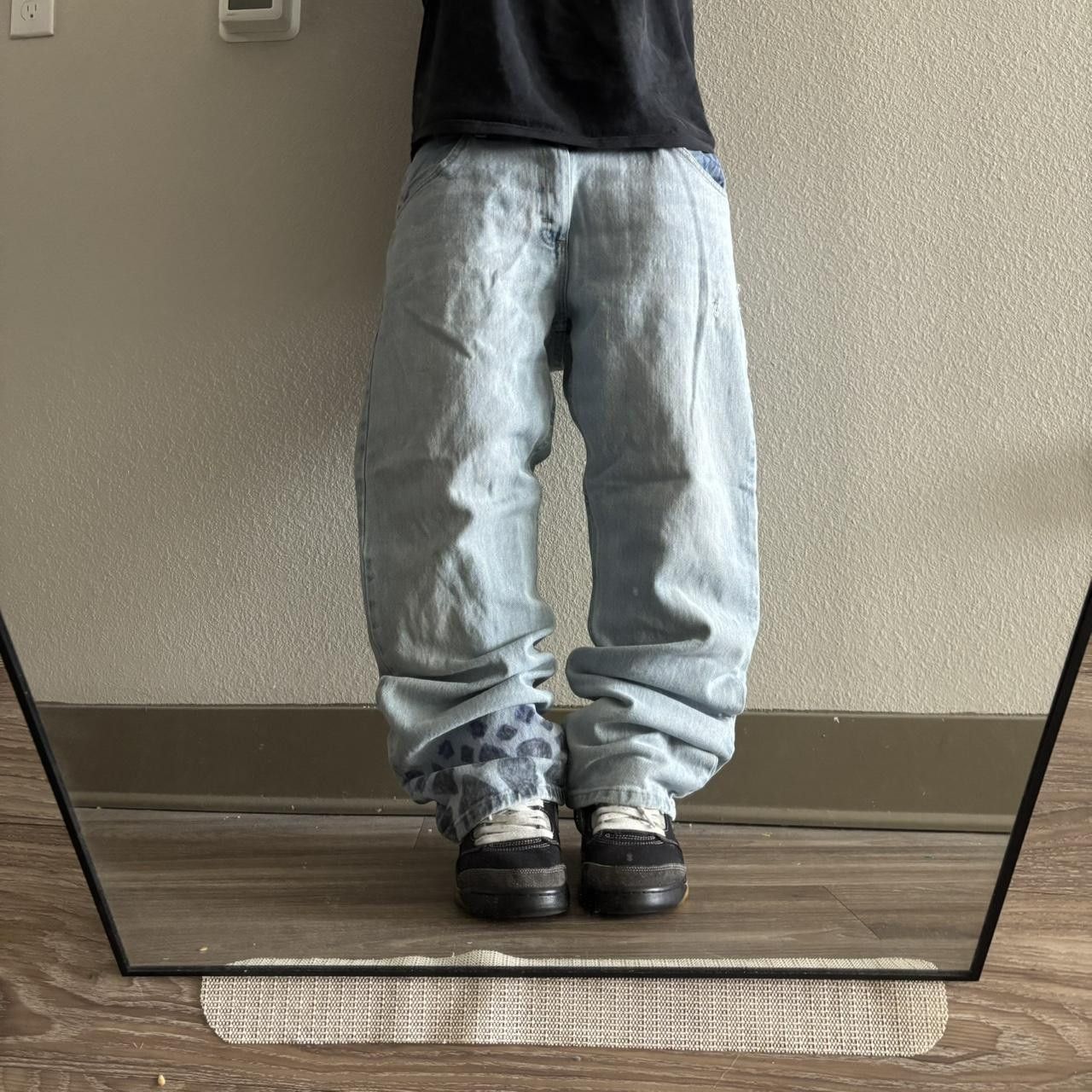 Japanese Brand Crazy Vintage Y2K/2000s Light Wash Custom Denim Jeans! 34x30 Size US 34 / EU 50 - 1 Thumbnail