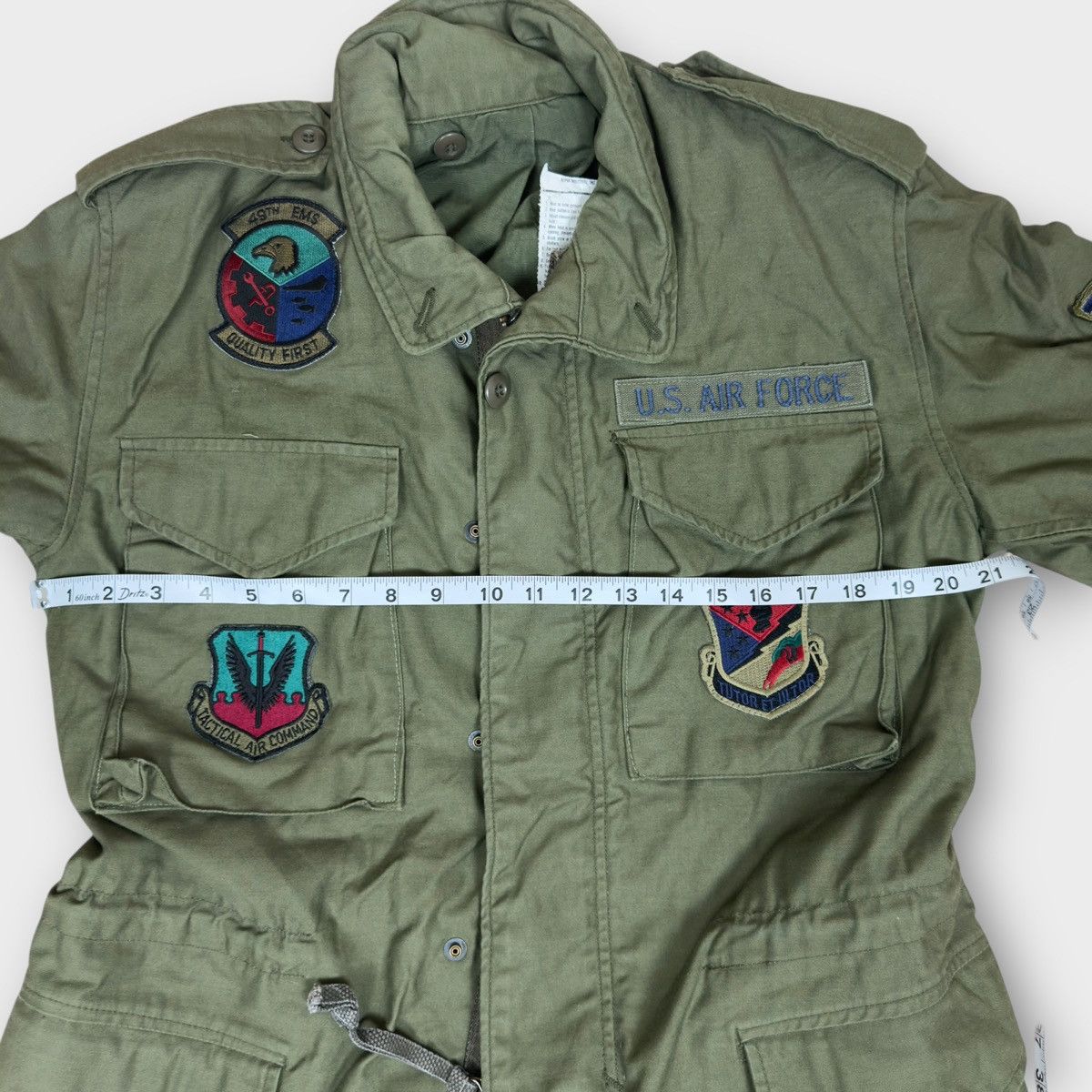 Alpha Industries Vintage USAF M65 Field Jacket 49th EMS TAC Holloman AFB Size US M / EU 48-50 / 2 - 2 Thumbnail