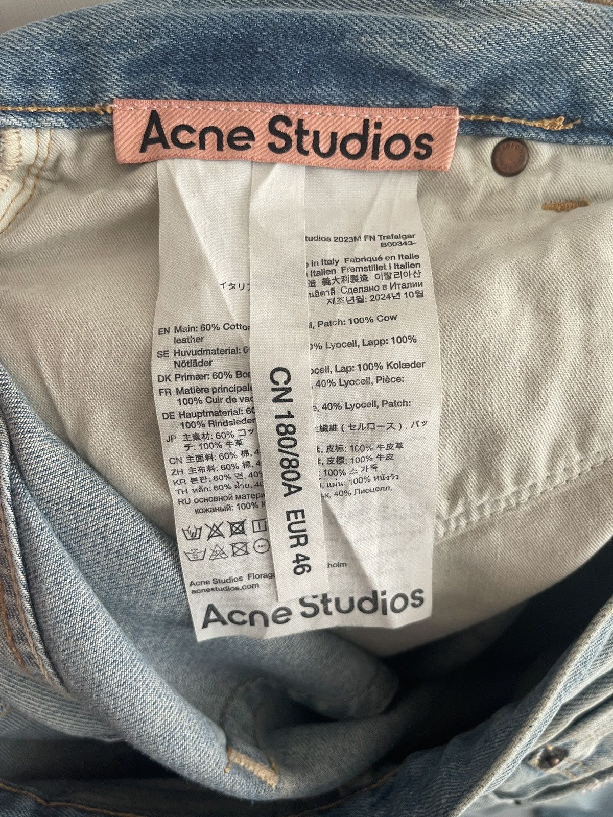 Acne Studios Acne Studios 2023M Trafalgar Jeans Size US 30 / EU 46 - 4 Thumbnail