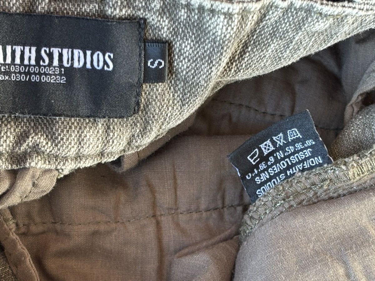 No Faith Studios No Faith Studios - Wave Cargo Structure - Khaki Size US 30 / EU 46 - 4 Thumbnail