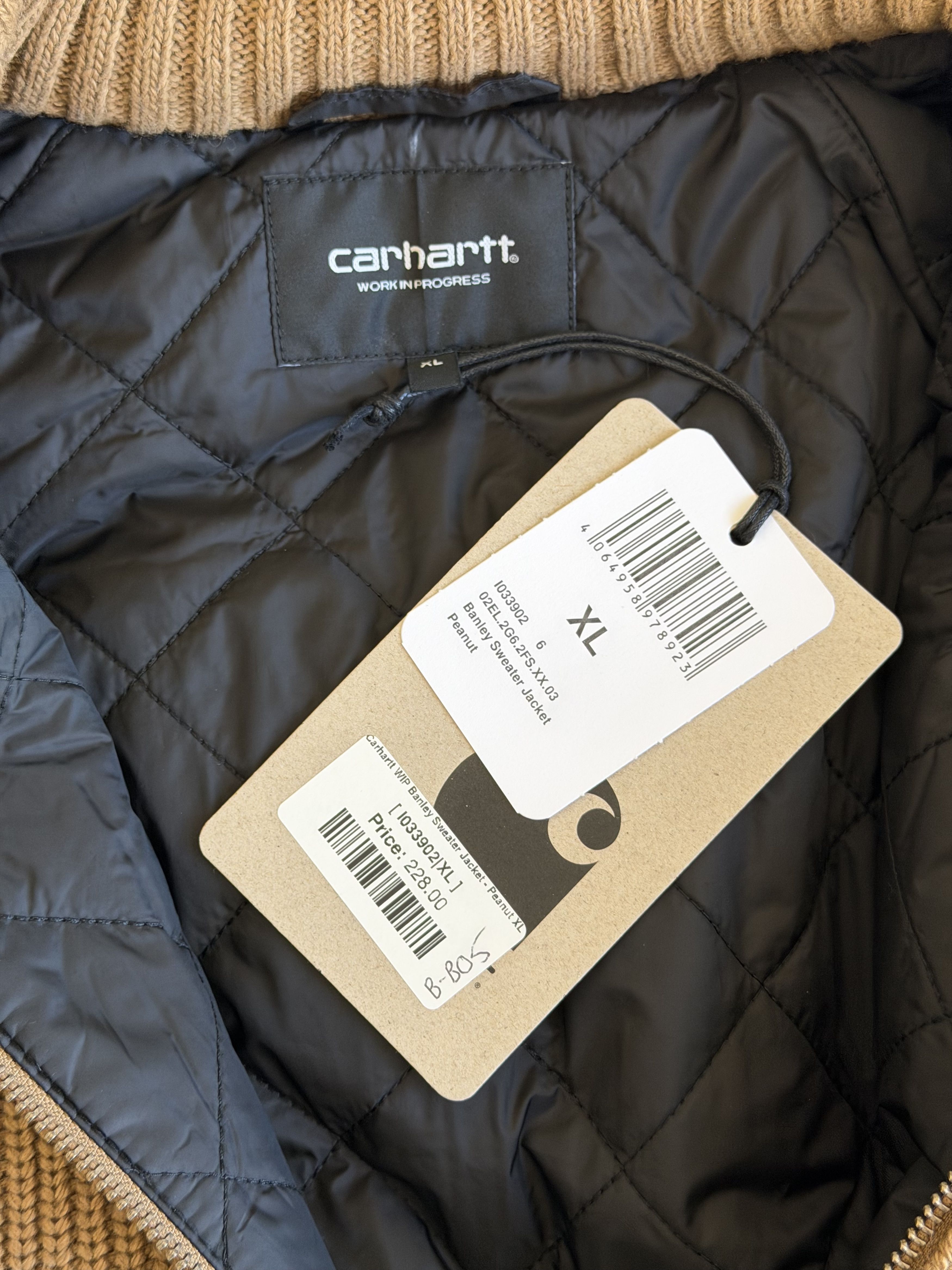 Carhartt Wip Carhartt WIP Banley Sweater Jacket in Peanut Brown Size US XL / EU 56 / 4 - 7 Thumbnail