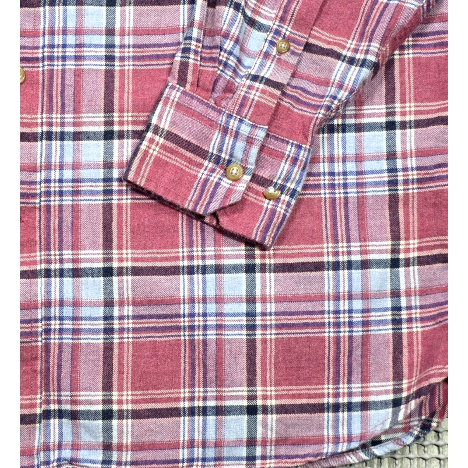 Southern Tide Southern Tide Classic Fit Men's Pink Plaid Button Up Long Sleeve Shirt M Size US M / EU 48-50 / 2 - 4 Thumbnail