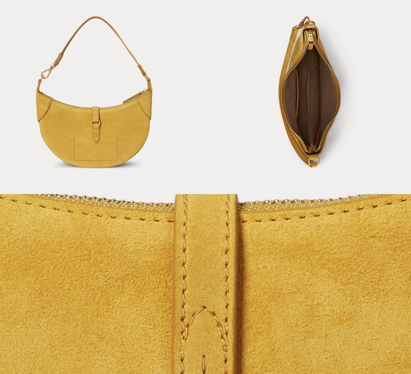 Polo Ralph Lauren NWT SOLD OUT Ralph Lauren Polo ID Suede Mini Shoulder Bag Size ONE SIZE - 5 Thumbnail