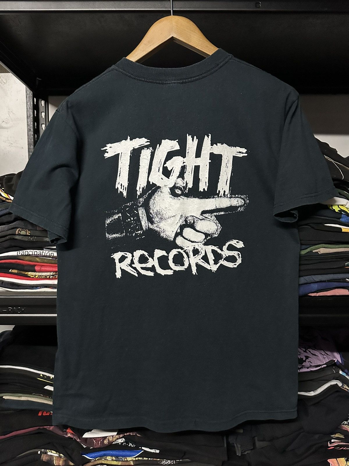 Band Tees × Vintage Vintage Tight Records Faded Tee Size US M / EU 48-50 / 2 - 1 Thumbnail