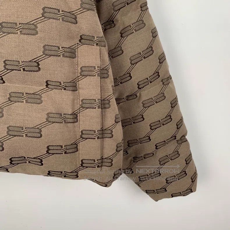 Balenciaga Balenciaga Dark Brown Logo Printed All-Over Printed Stand Size XXS / US 00 / IT 34 - 4 Thumbnail