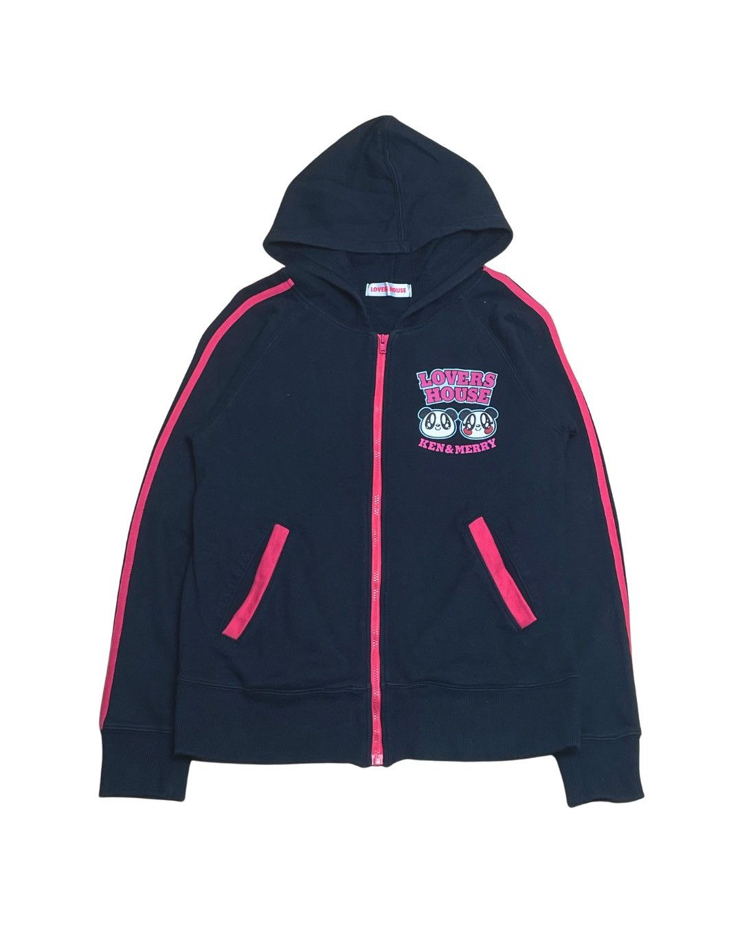 Japanese Brand Lovers House Japan Ken & Merry Panda Track Hoodie Streetwear Size S / US 4 / IT 40 - 2 Thumbnail