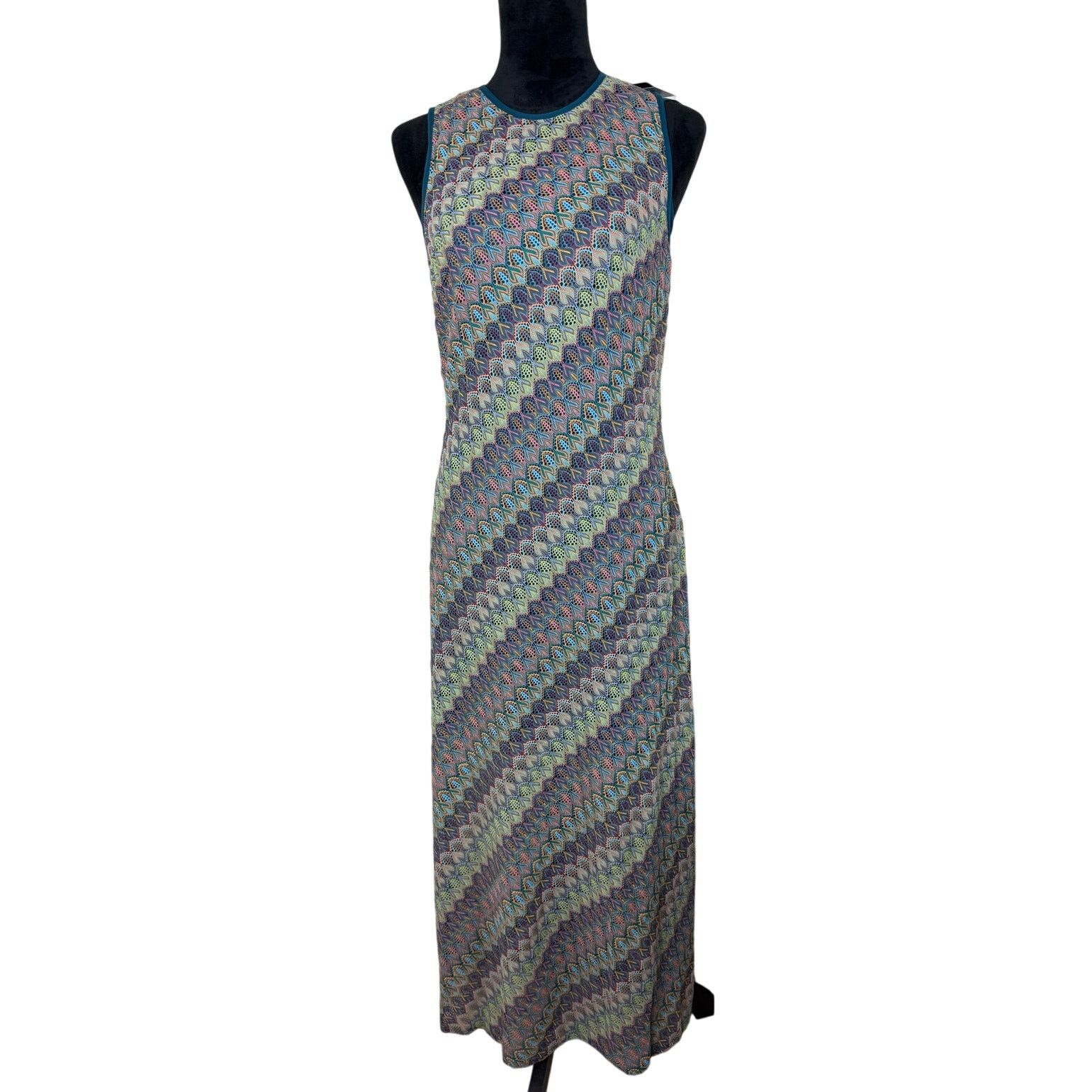 Donna Morgan Donna Morgan Blue Multi Dress With Mini Under Dress Size XL / US 12-14 / IT 48-50 - 1 Thumbnail
