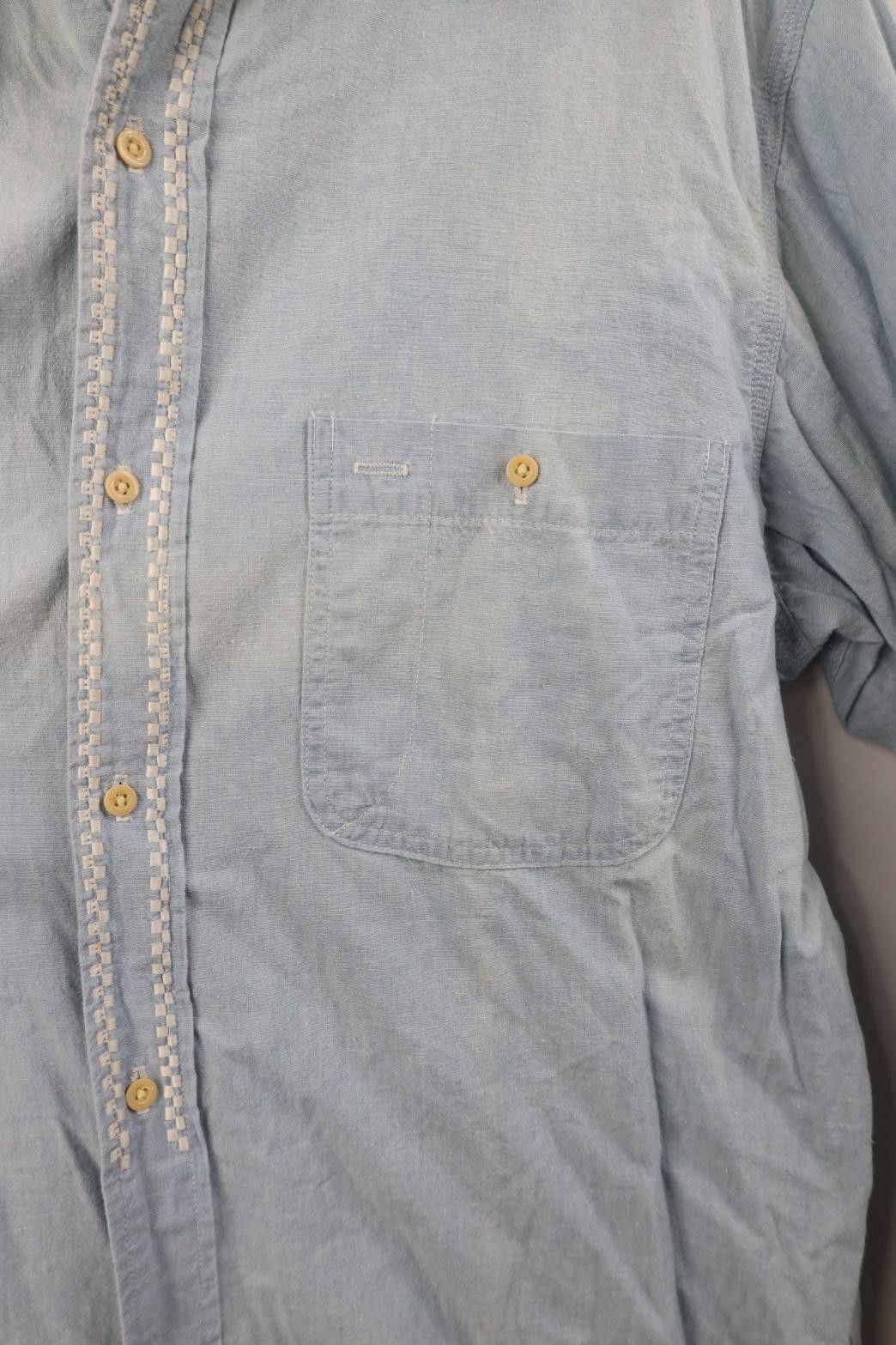 Calvin Klein Deadstock Vtg 90s Calvin Klein Workwear Button Shirt USA Size US L / EU 52-54 / 3 - 6 Thumbnail