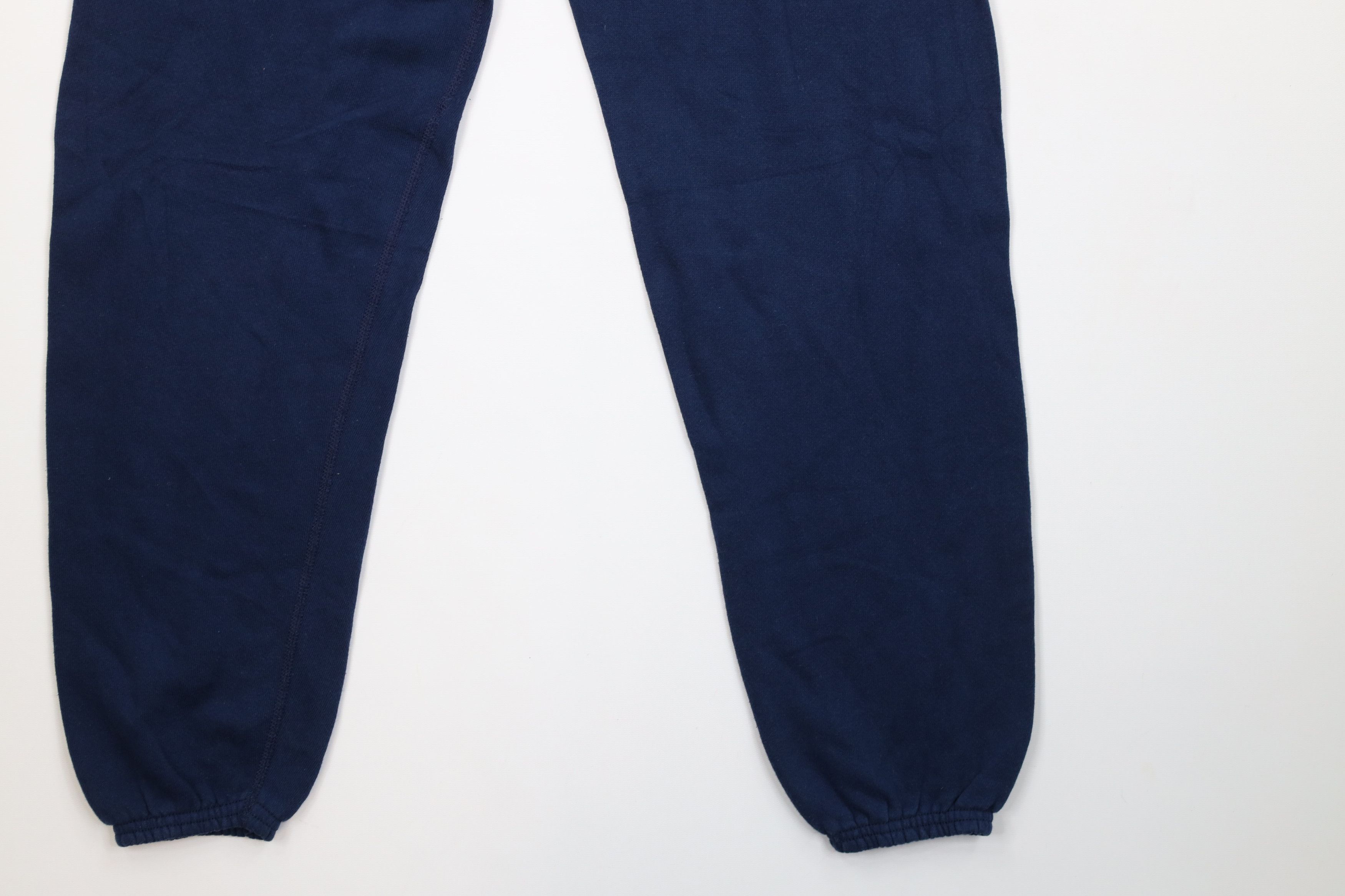 Vintage Vintage 70s 80s Streetwear Sweatpants Joggers Navy Blue USA Size US 34 / EU 50 - 4 Thumbnail