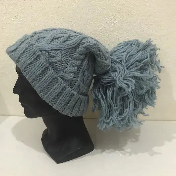Japanese Brand × Vintage Paratiisi Bobble Beanie Hat Size ONE SIZE - 2 Thumbnail