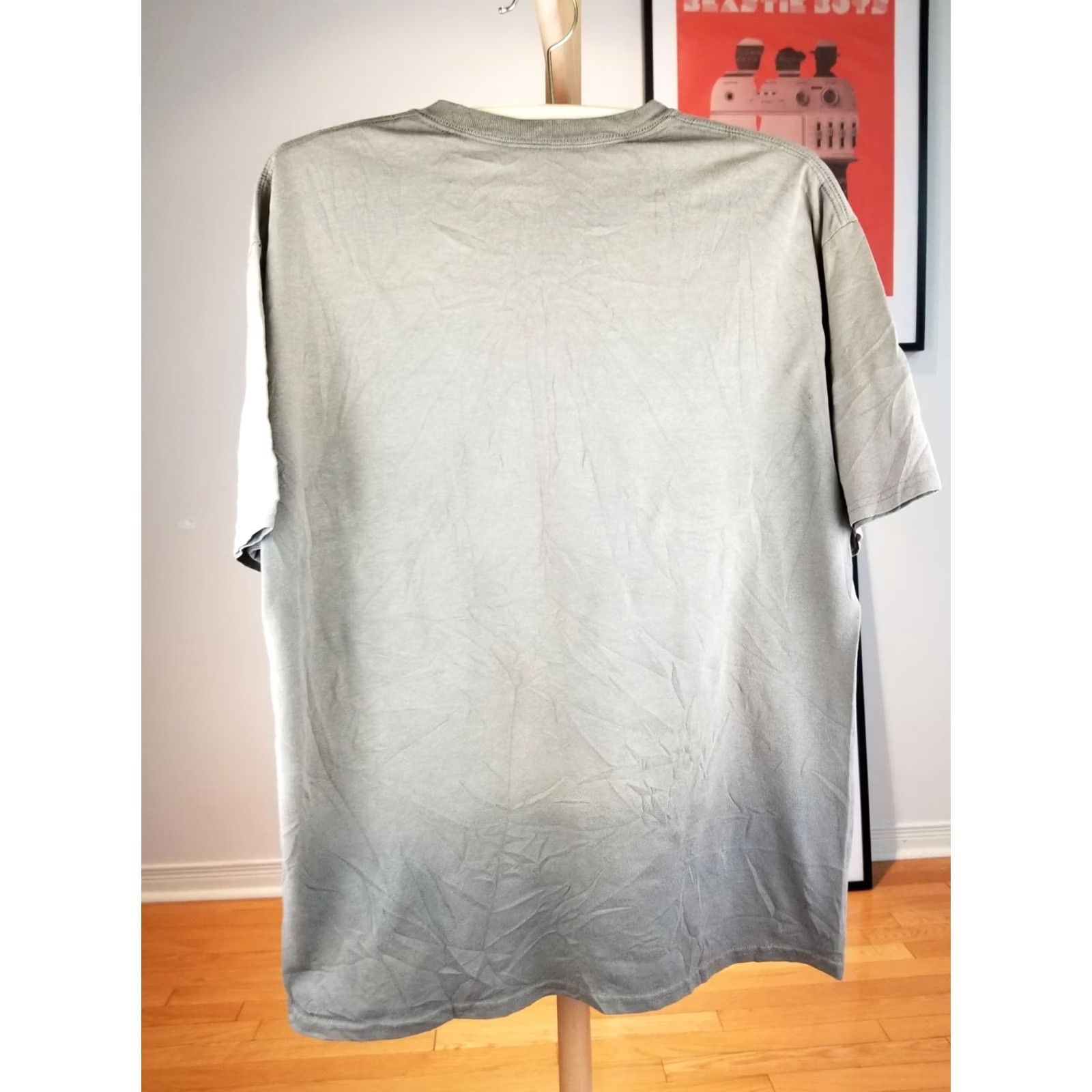 Vintage VINTAGE Y2K GRADIENT SUN FADED T-SHIRT ONE POCKET BOXY COTTON XLARGE GRAY MEN Size US XL / EU 56 / 4 - 5 Thumbnail