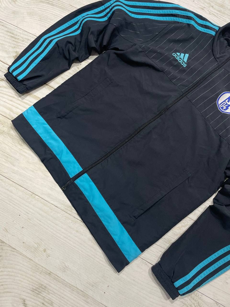 Adidas Adidas Schalke 04 2015 2016 Training Jacket Soccer Size US S / EU 44-46 / 1 - 3 Thumbnail