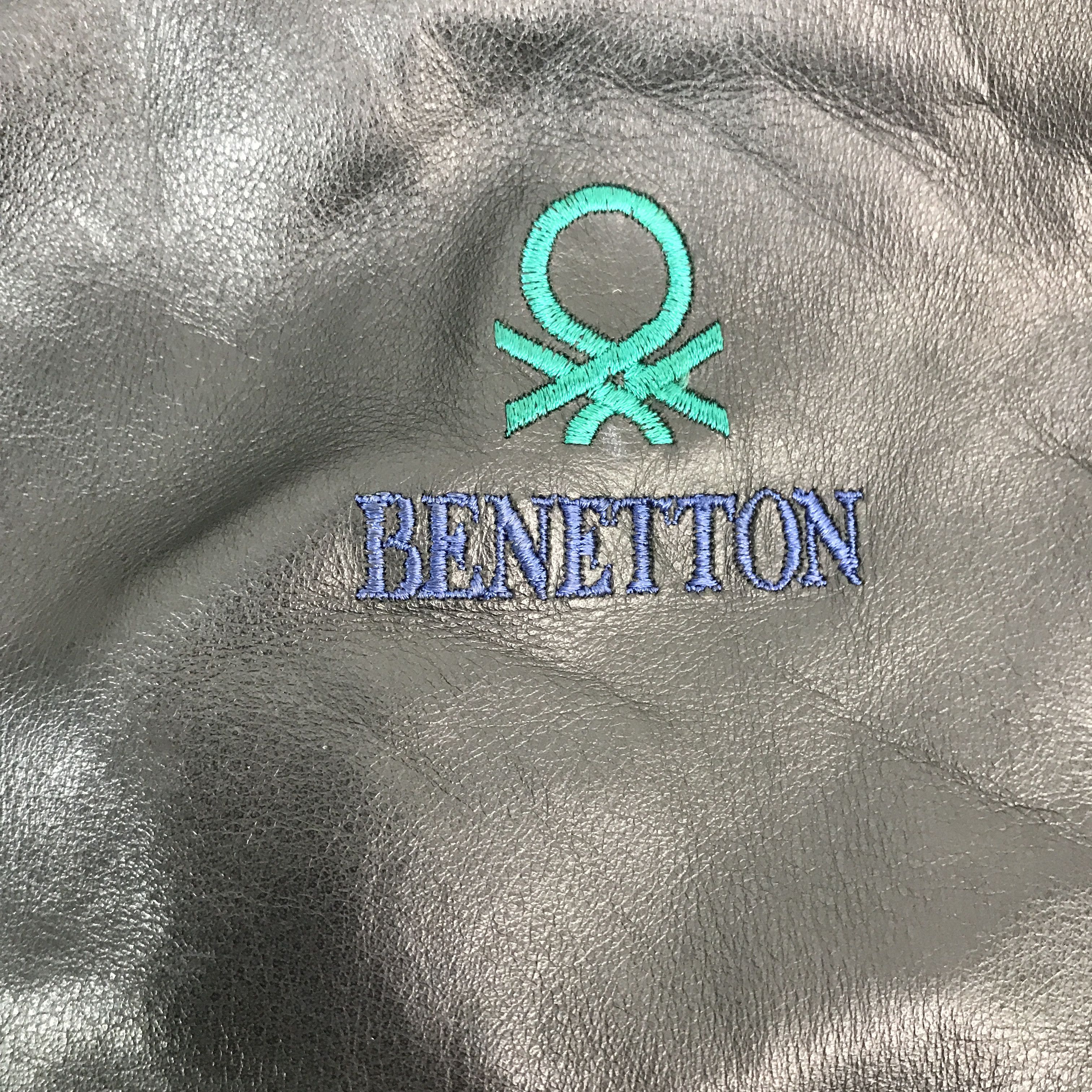 United Colors Of Benetton united Colors Of benetton Leather varsity jacket Size US L / EU 52-54 / 3 - 10 Thumbnail
