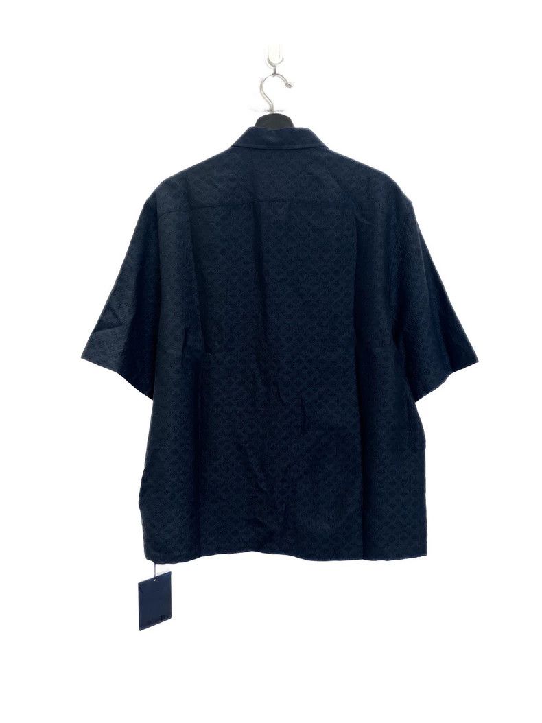 Louis Vuitton Louis Vuitton Dark blue dark grain full print short sleeve Size US M / EU 48-50 / 2 - 2 Thumbnail