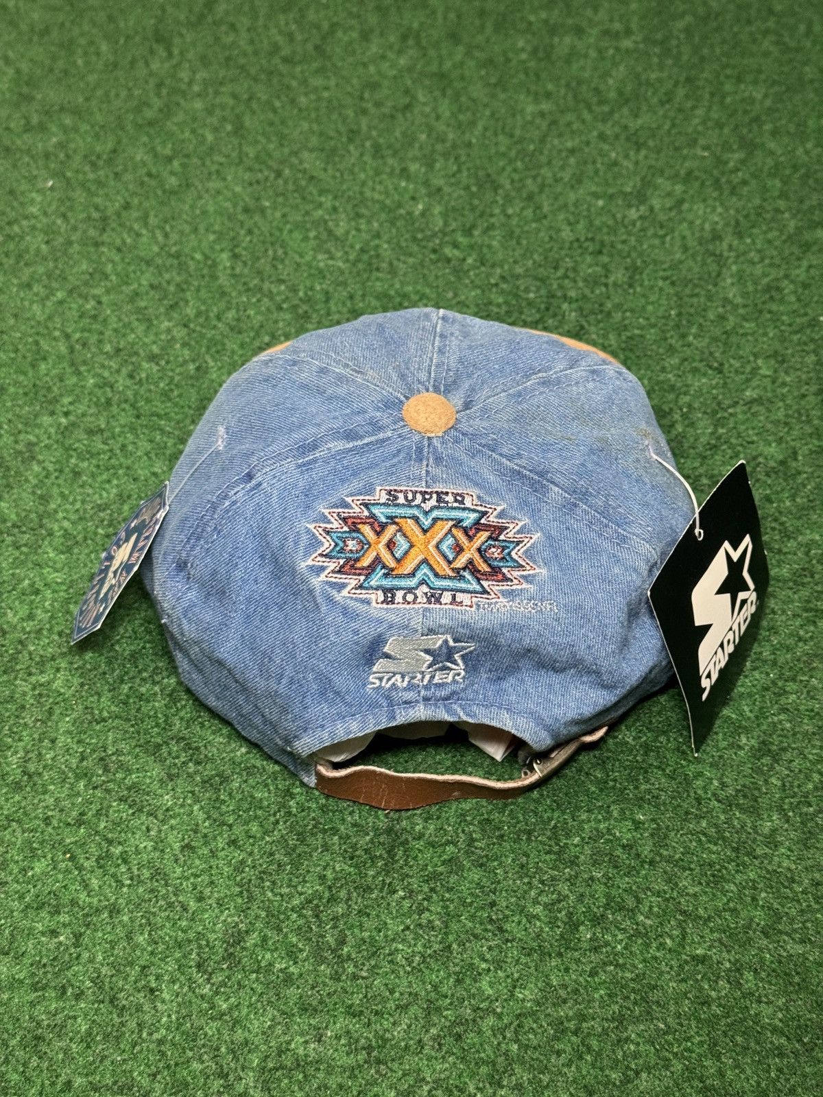 Starter Vintage 90s Starter Team NFL Super Bowl XXX Champs Cap Hat Size ONE SIZE - 3 Thumbnail