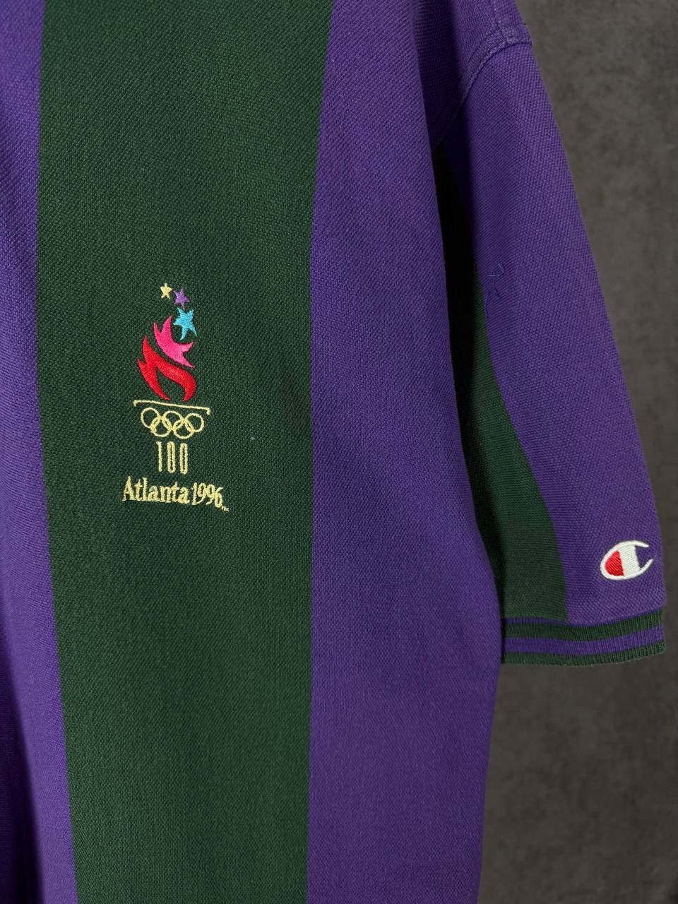 Champion Champion vintage Atlanta 1996 Olympic Games polo tee Size US XL / EU 56 / 4 - 3 Thumbnail