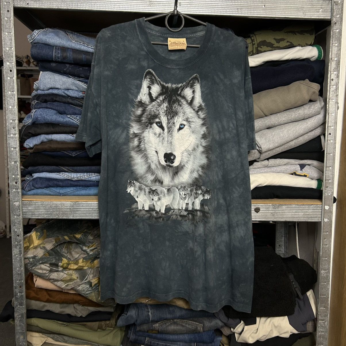 The Mountain Vintage The Mountain 2004 Made In USA Wolf logo tee Size US L / EU 52-54 / 3 - 1 Thumbnail