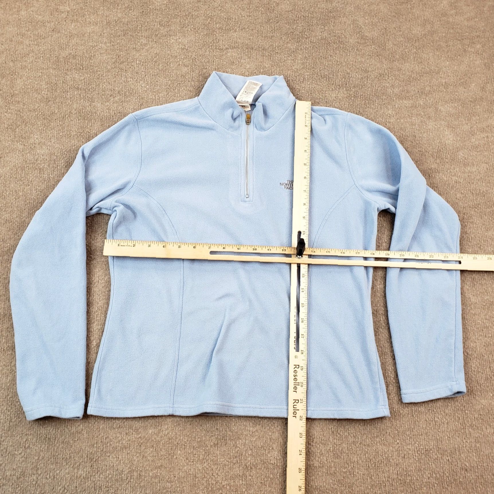 The North Face The North Face Womens Medium Blue Sweatshirt Lightweight 1/4 Zip Fleece Size M / US 6-8 / IT 42-44 - 2 Thumbnail