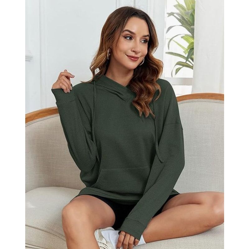 The Unbranded Brand Women's Sweater Forest Green SIZE L Polyester/Spandex Size L / US 10 / IT 46 - 3 Thumbnail