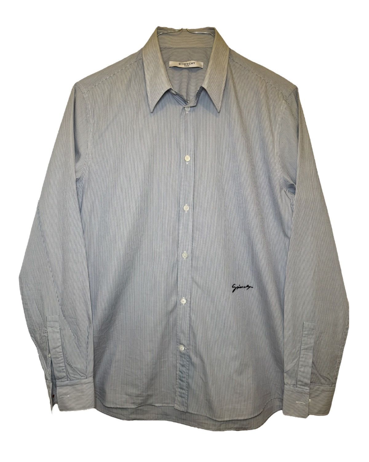 Givenchy Givenchy Striped Cotton “Signature” Shirt Size US M / EU 48-50 / 2 - 1 Thumbnail
