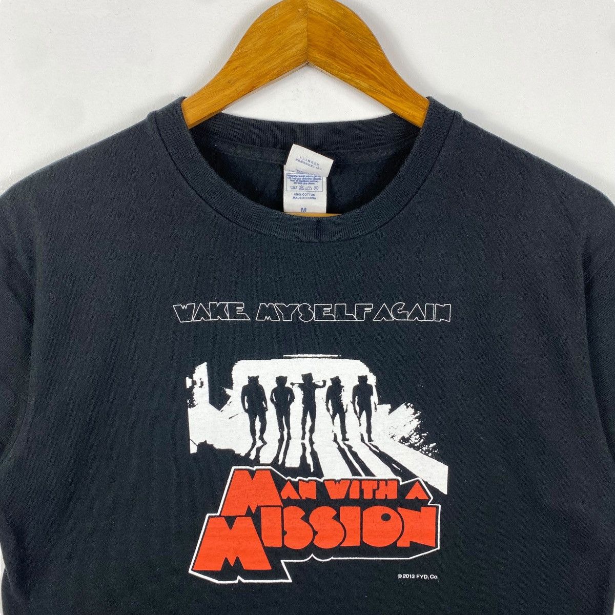 Band Tees Japanese Band Man With A Mission Wake Myself Again Tee Shirt Size US M / EU 48-50 / 2 - 2 Thumbnail