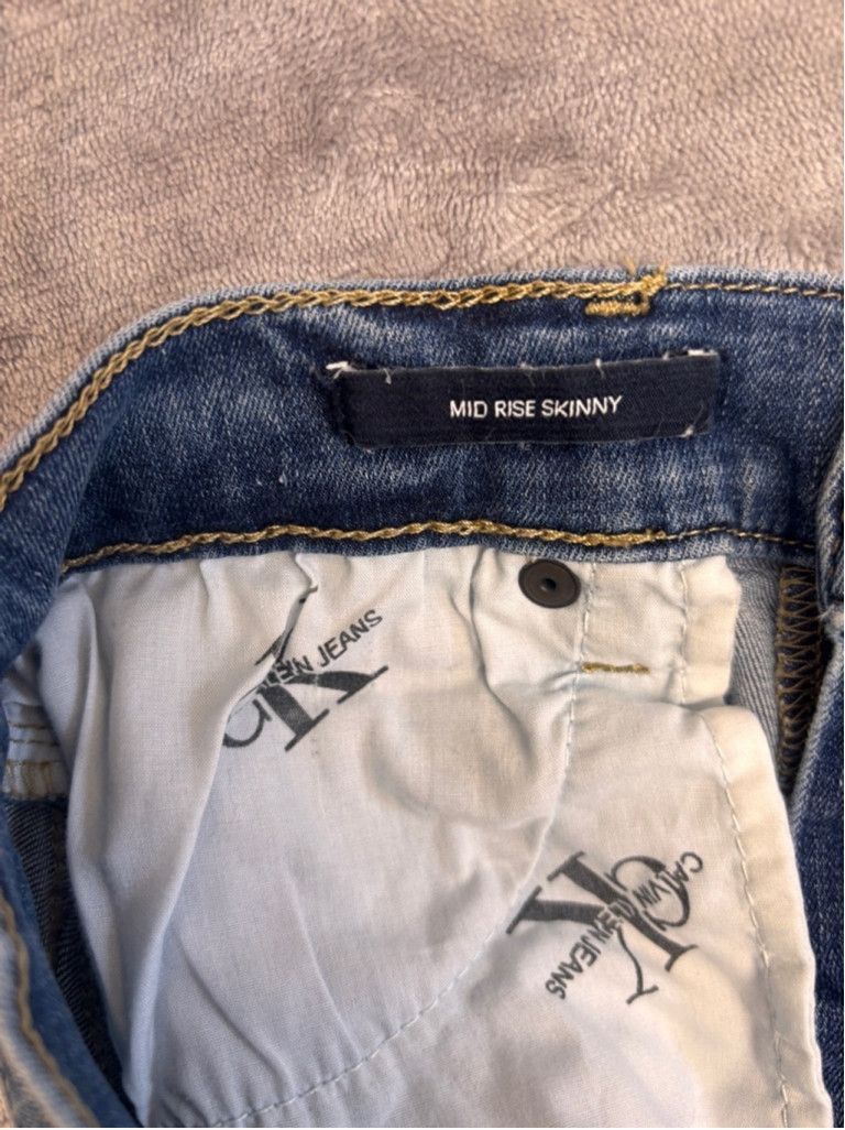Calvin Klein Women's Calvin Klein Jeans Size 2/26 Blue Denim Size 26" / US 2 / IT 38 - 11 Thumbnail