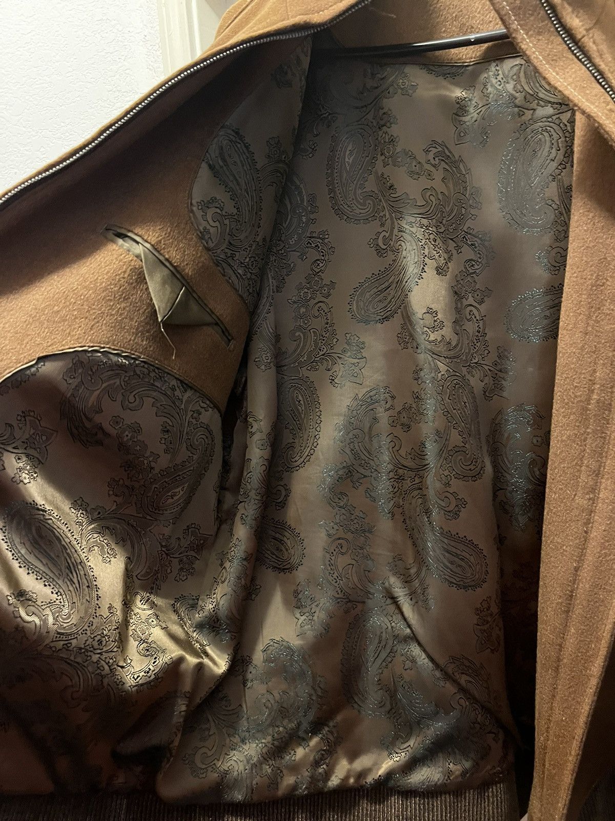 Gianni Manzoni × Vintage Brown Paisley light Mantoni Jacket Size US L / EU 52-54 / 3 - 2 Thumbnail