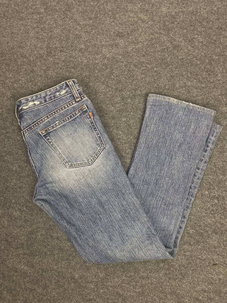 Japanese Brand sweet camel low bootcut denim nice design Size 31" - 2 Thumbnail