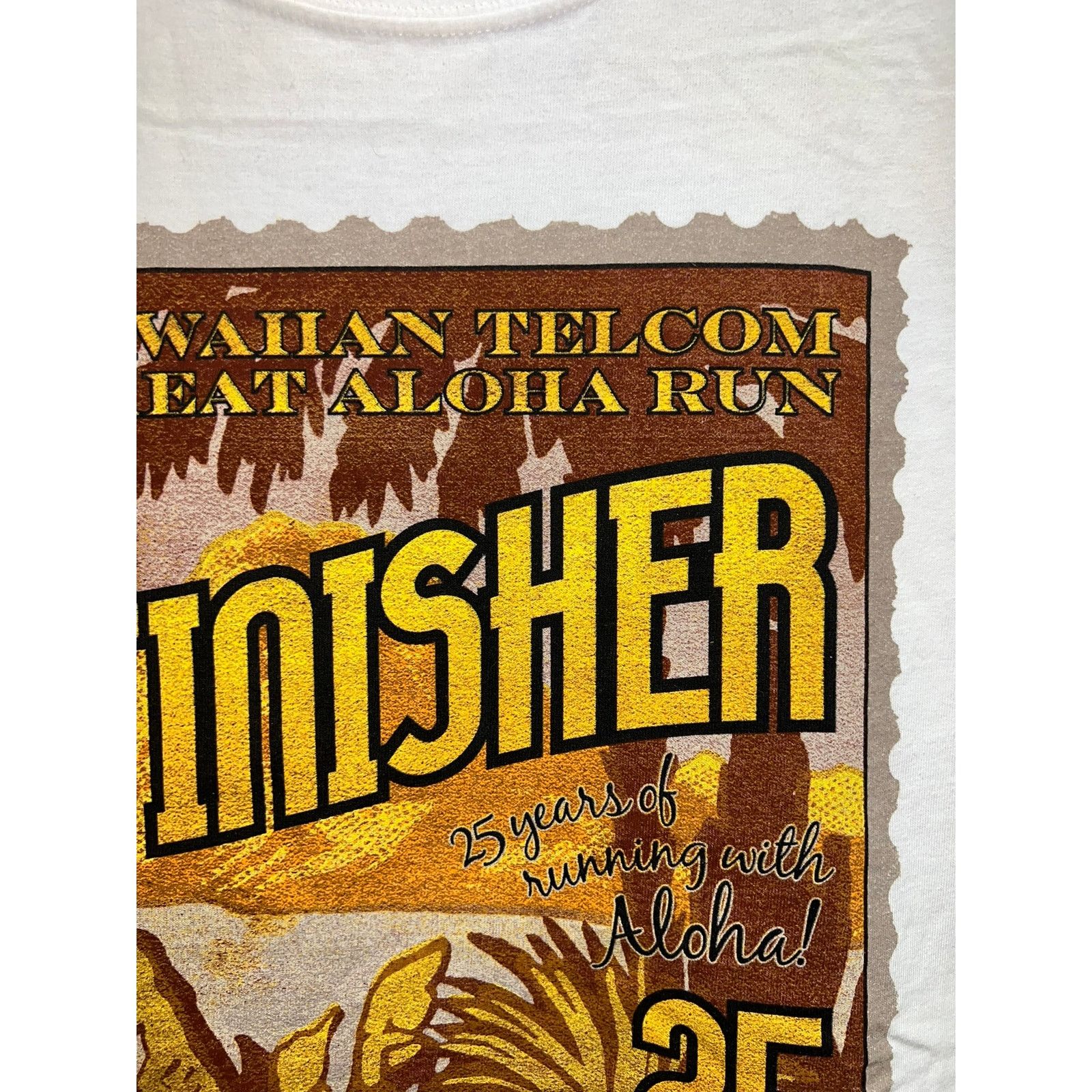 Fruit Of The Loom Vintage Hawaii Postal Shirt Hawaiian Telcom Aloha Run Tee XL Size US XL / EU 56 / 4 - 4 Thumbnail