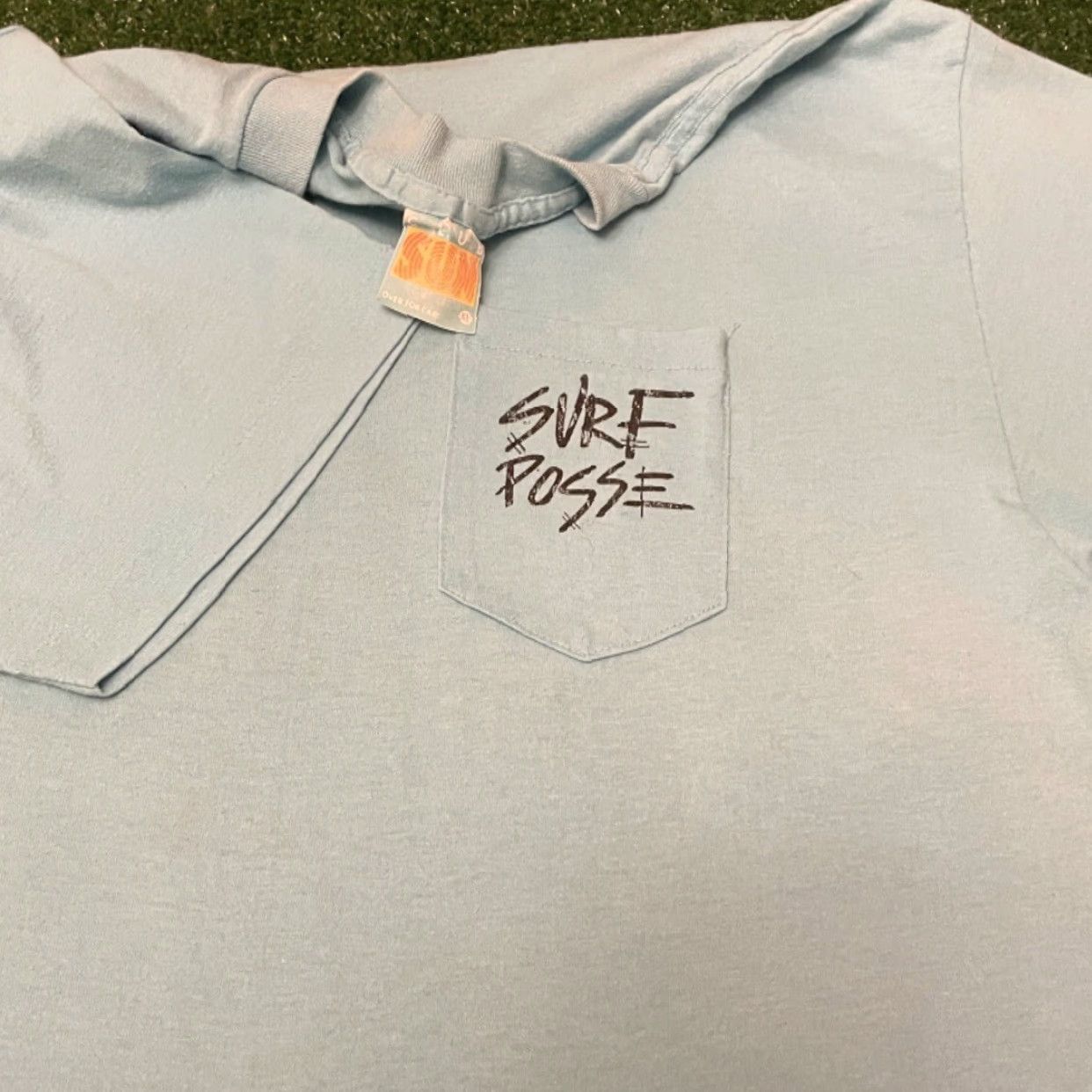 Vintage VINTAGE Surf Posse Surfer Skate Shirt Mens XL Blue 90s 80s Size US XL / EU 56 / 4 - 3 Thumbnail