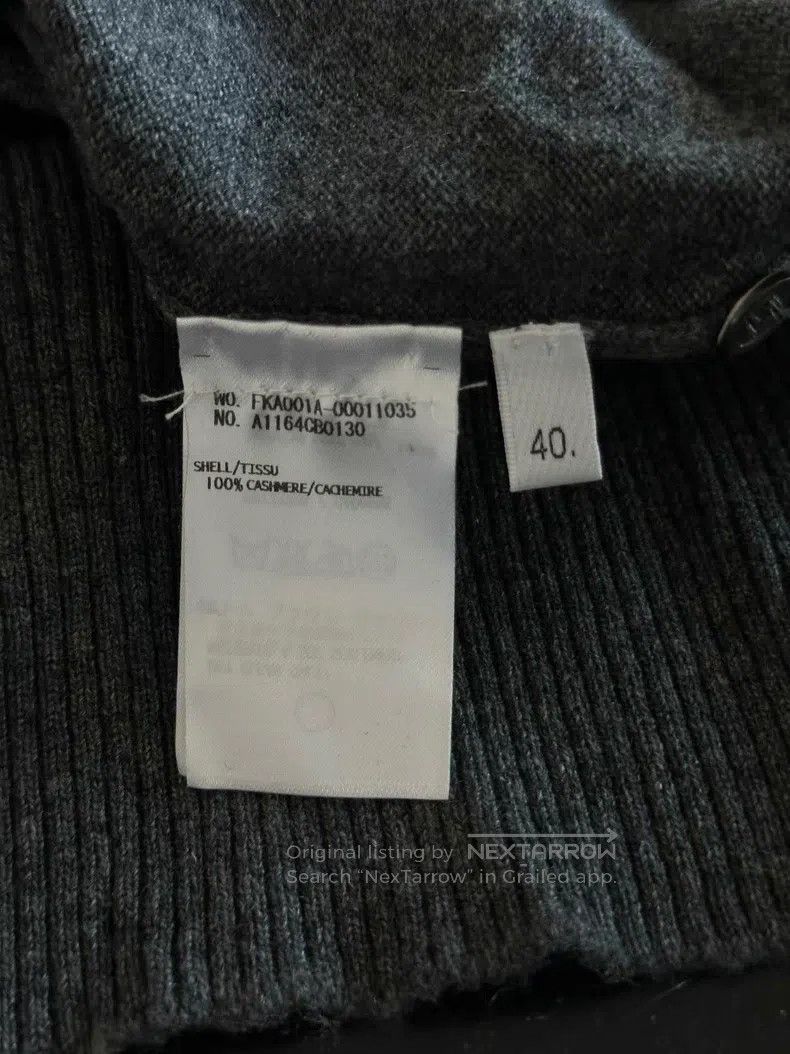 Thom Browne Thom Browne Medium Gray Cashmere Sweater Size US XXS / EU 40 - 4 Thumbnail