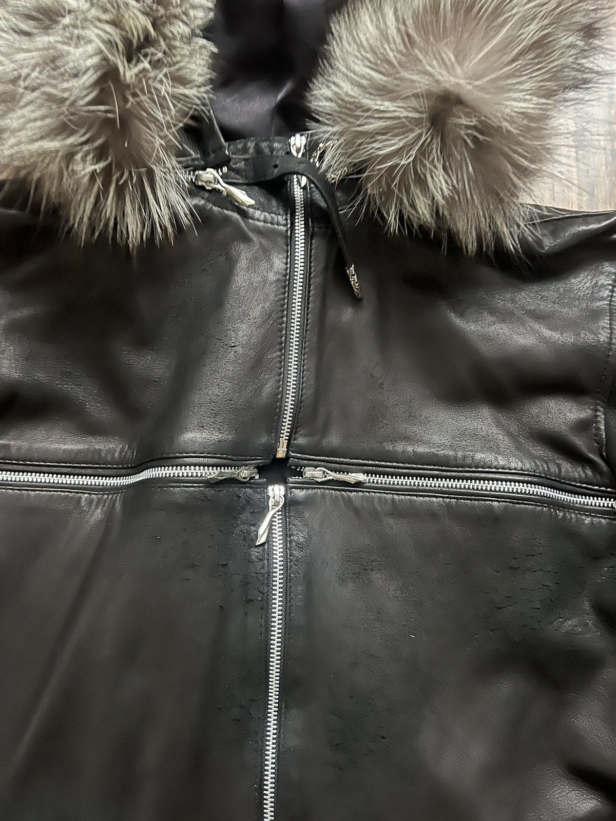 14th Addiction 14th Addiction 1-of-1 Custom Hooded Cross Zip Jacket Size US L / EU 52-54 / 3 - 4 Thumbnail