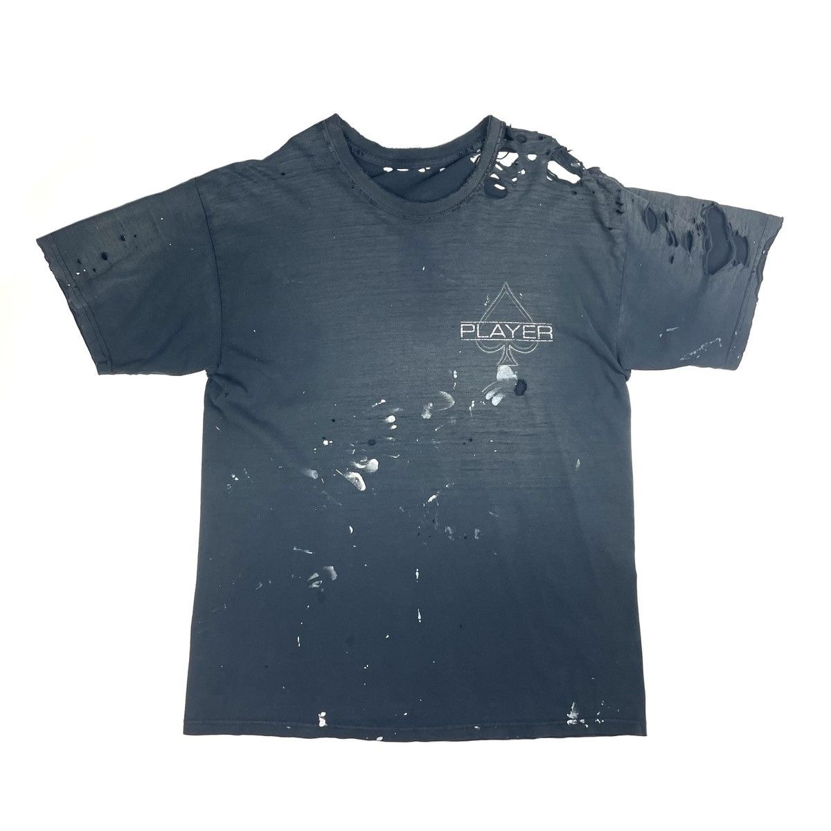 Vintage VINTAGE THRASHED FADED PLAYER T-SHIRT Size US L / EU 52-54 / 3 - 2 Thumbnail