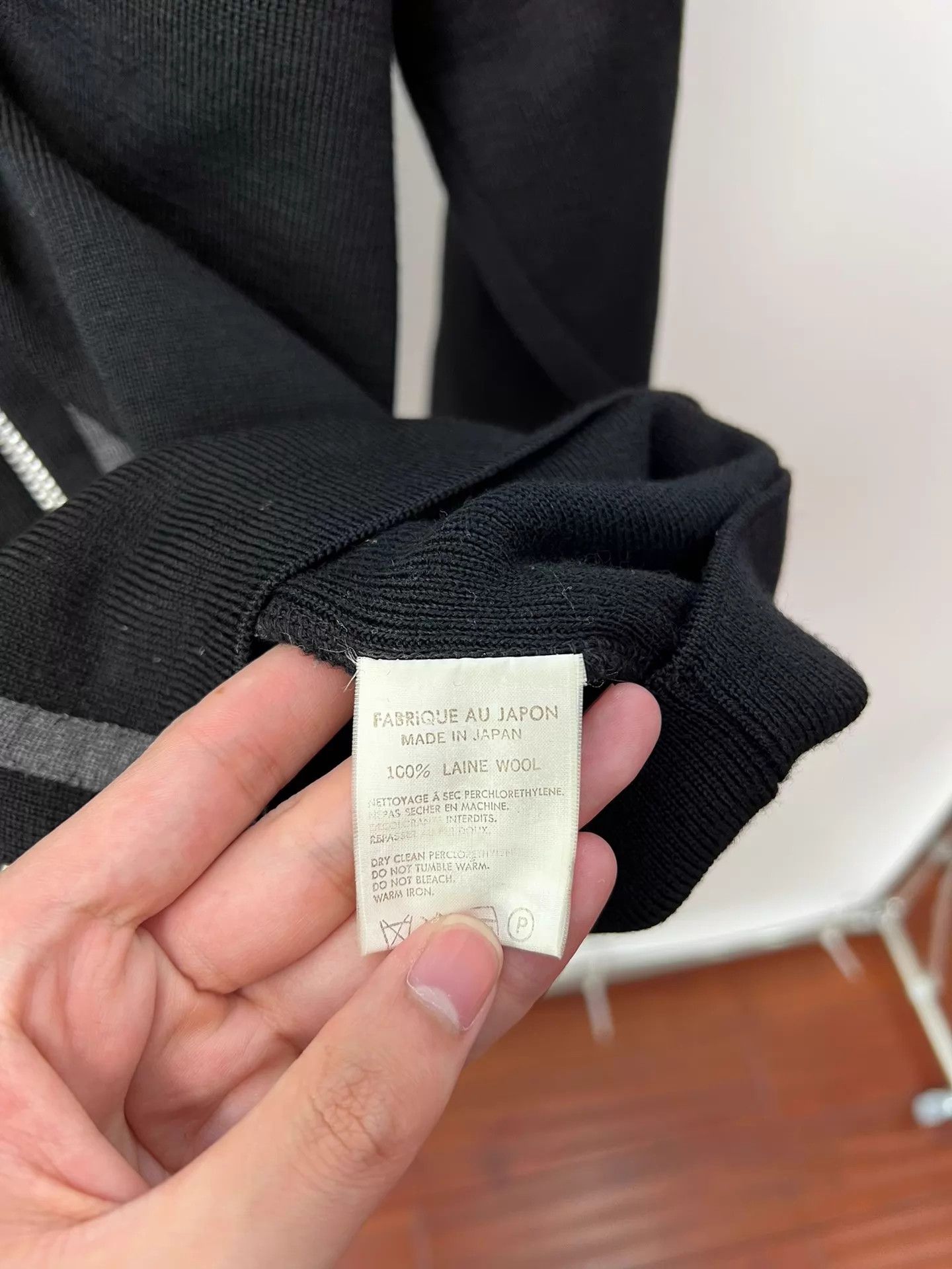 Yohji Yamamoto Yohji Yamamoto YS for Men Zip Wool Knit Cardigan Size US L / EU 52-54 / 3 - 6 Thumbnail