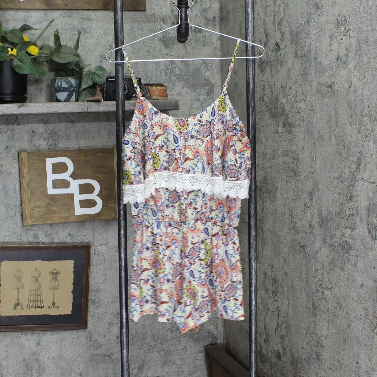 Other Socialite Tiered Romper 166f92a86af35d Off White Multi S Size 28" / US 6 / IT 42 - 2 Thumbnail