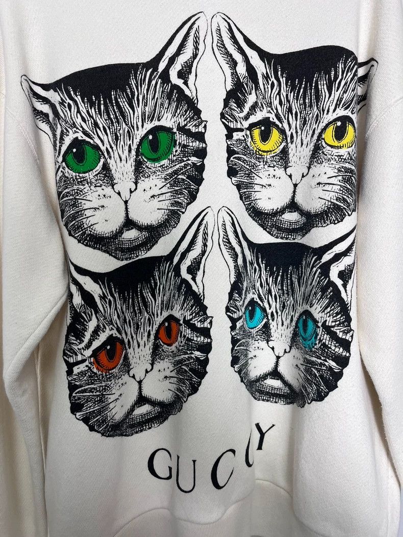 Gucci Gucci Cat sweatshirt 2502-Nextarrow Size US XS / EU 42 / 0 - 2 Thumbnail