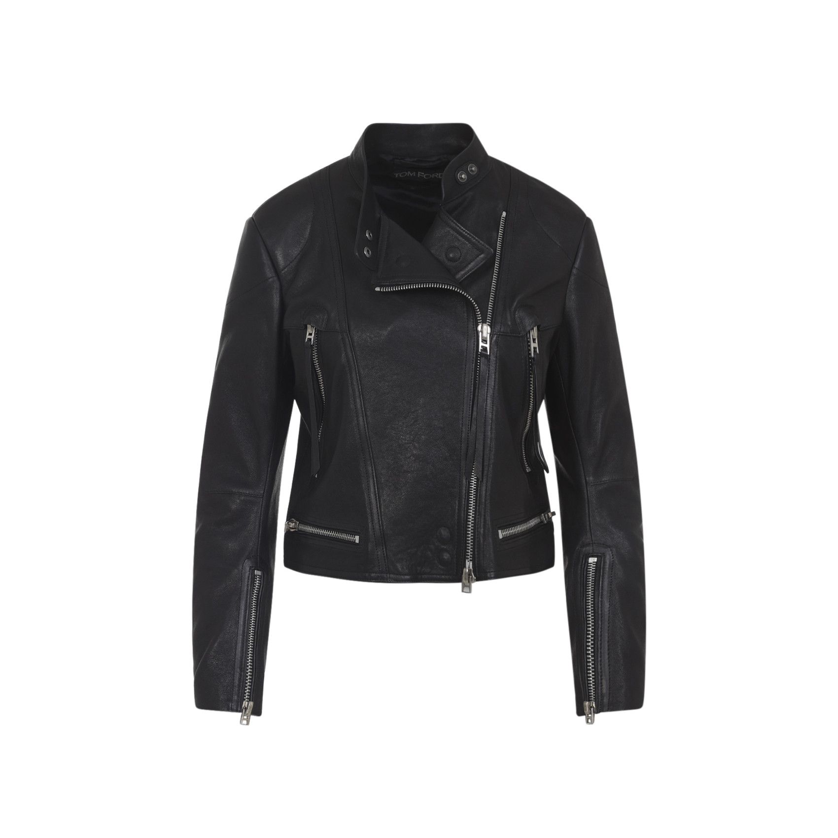 Tom Ford Tom Ford Leather Jacket Size S / US 4 / IT 40 - 1 Thumbnail