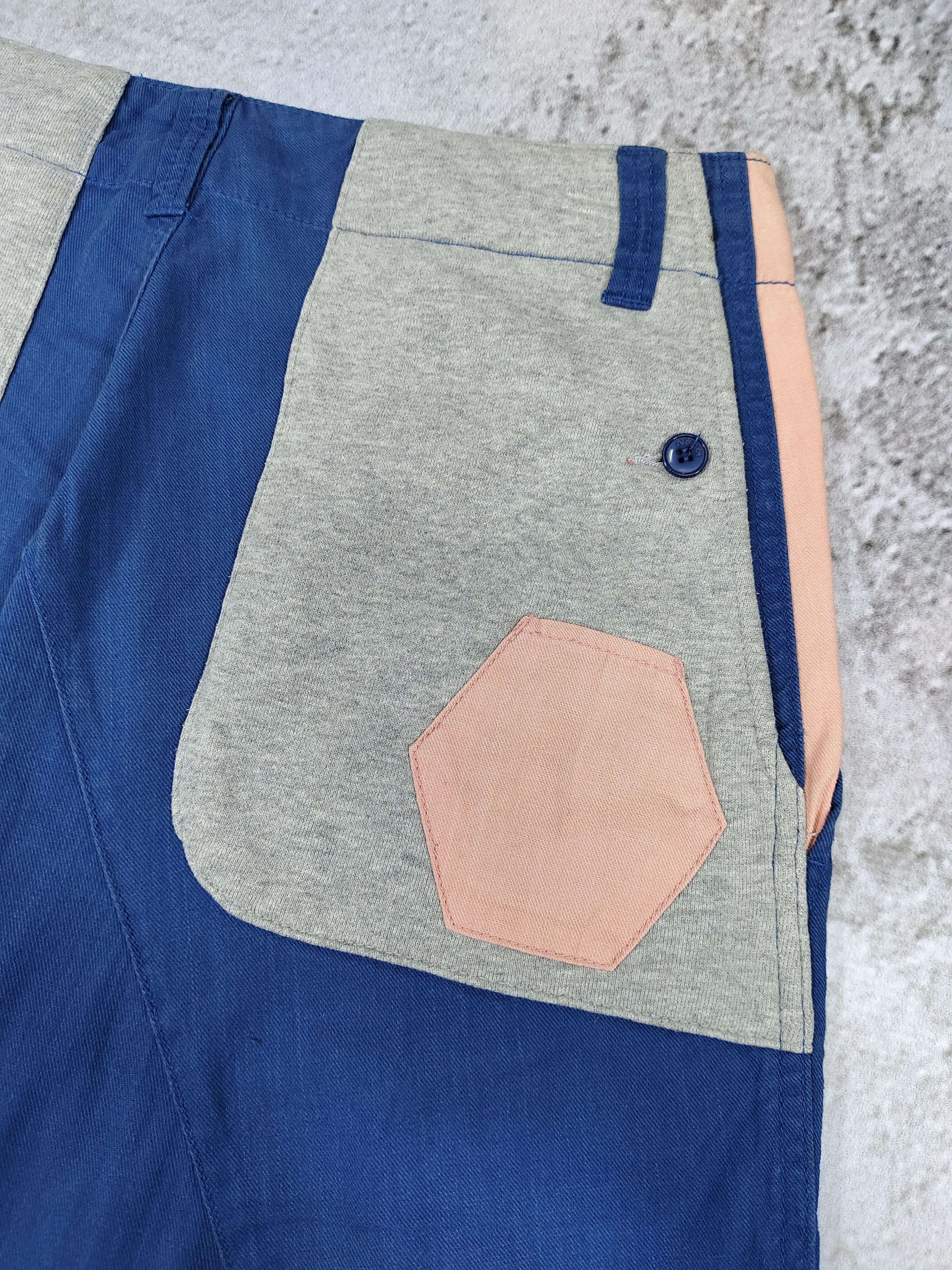 Ne-Net 00s Ne-Net🇯🇵 Hexagon Pacth Drop Crotch Sarouel Pants Size 30" / US 8 / IT 44 - 5 Thumbnail