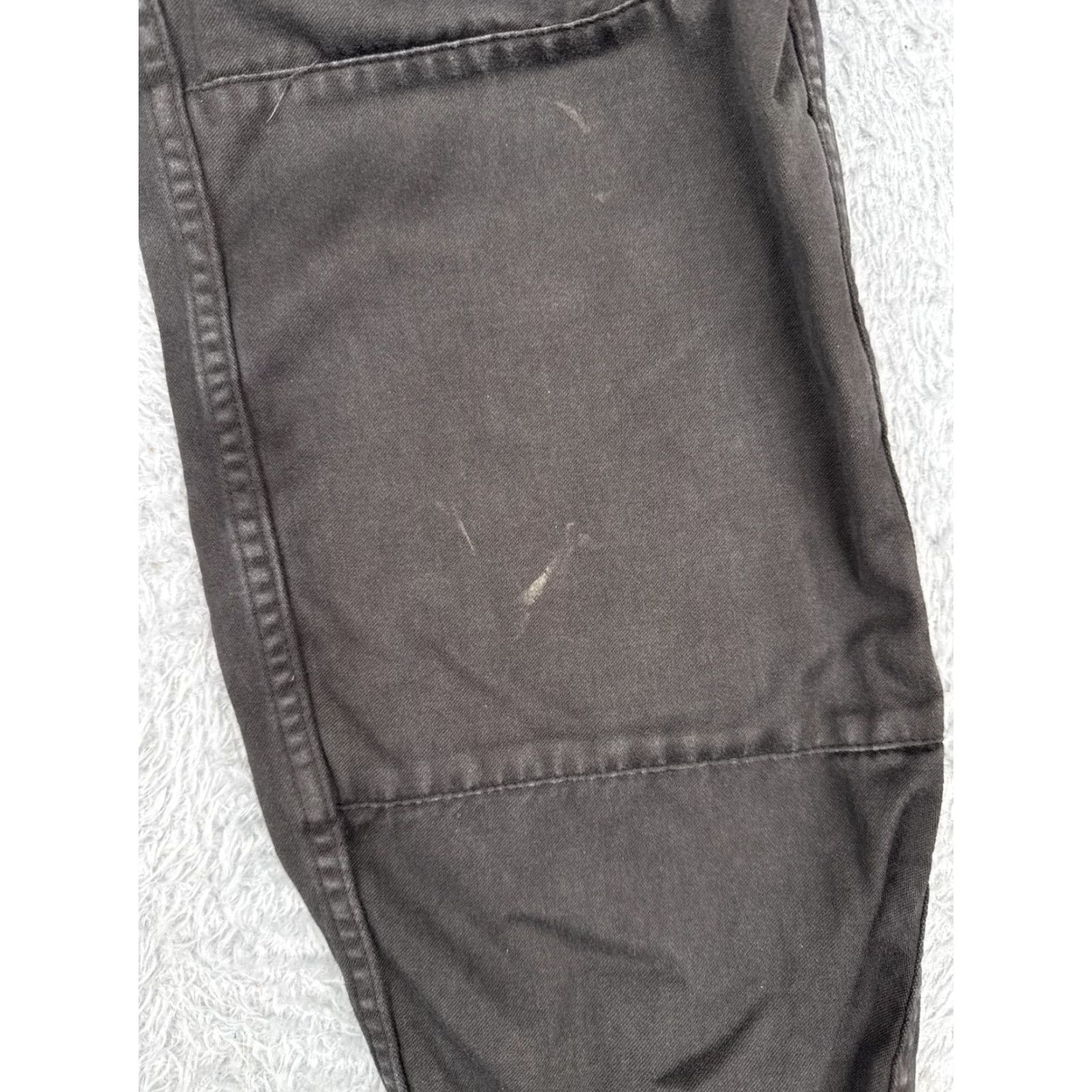 Nasty Gal Nasty Gal Womens Cargo Pants Small Black Twill Jogger High Rise 26x27 Tapered Casual Size 28" / US 6 / IT 42 - 3 Thumbnail
