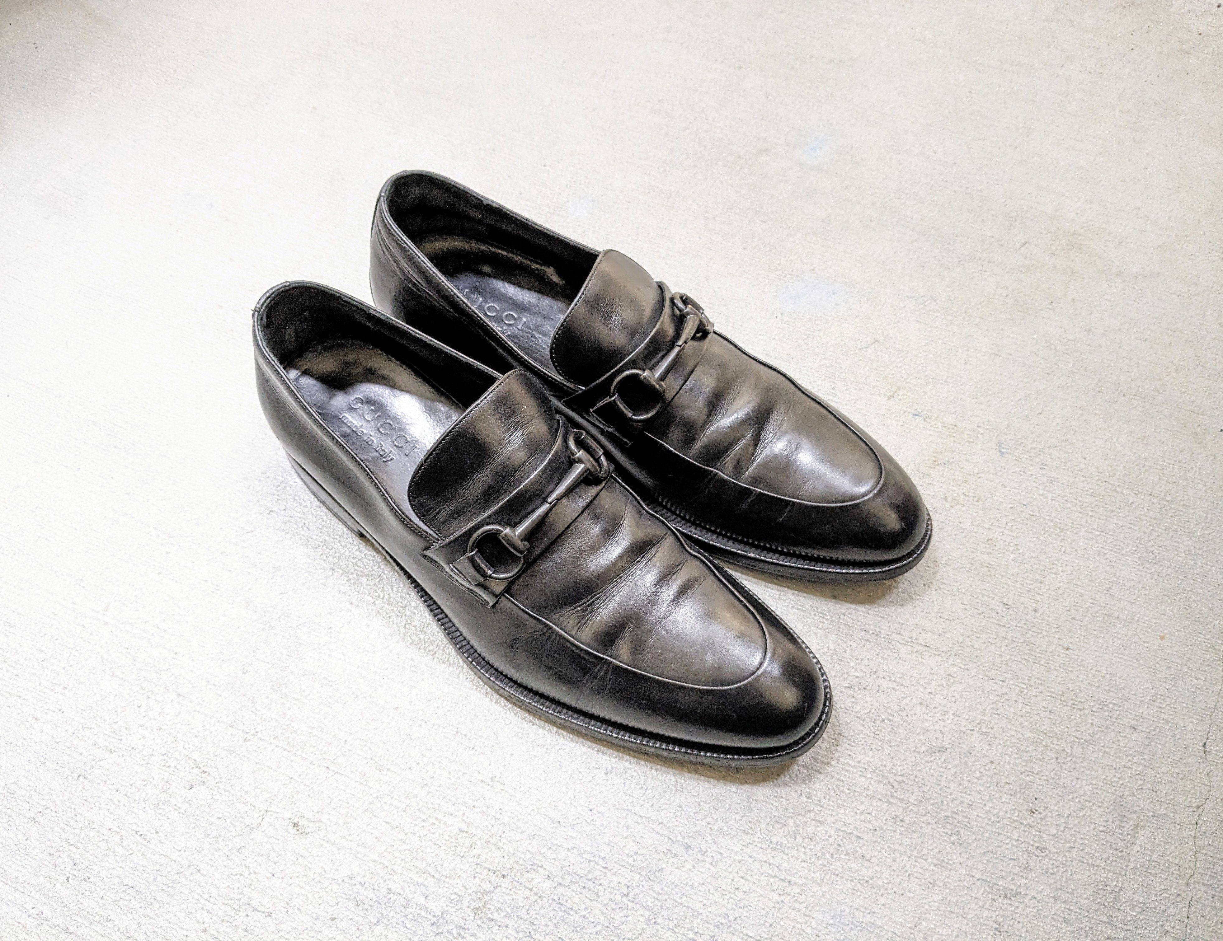 Gucci Gucci Horsebit Loafers Black Size 8 Leather Buckle Slip On Size US 8 / EU 41 - 1 Thumbnail