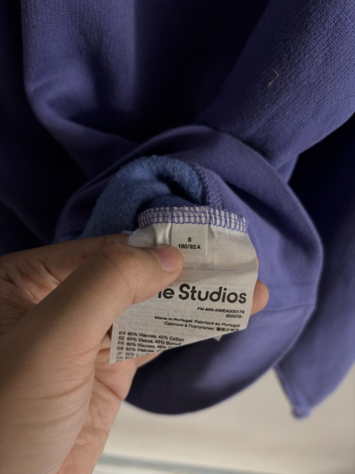 Acne Studios ACNE STUDIOS LOGO RIB OVERSIZED Size US XS / EU 42 / 0 - 6 Thumbnail