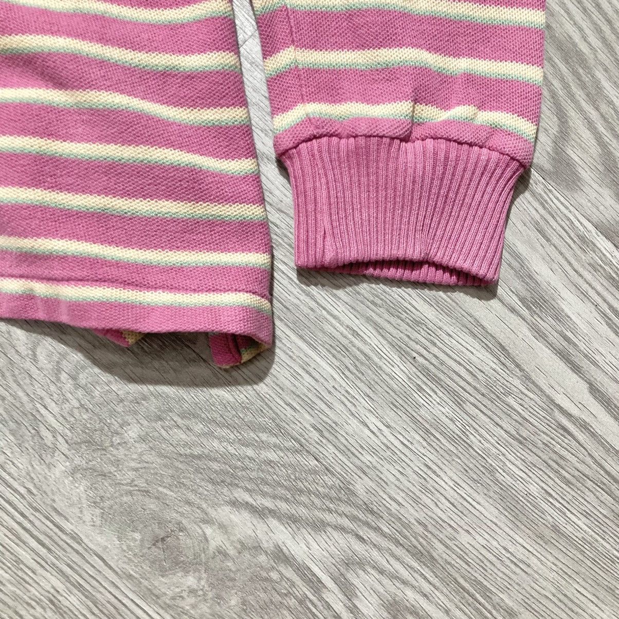 Polo Ralph Lauren Vintage Polo Ralph Lauren Striped Rugby Shirt Pink Size US M / EU 48-50 / 2 - 9 Thumbnail